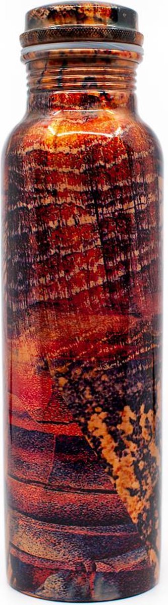 Koperen Waterfles Grunge (900 ml)