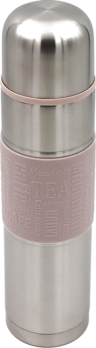 YILTEX – Isoleerfles / Thermoskan / Thermosfles / Thermoskan 0.5 liter / Thermoskan 0.5 liter – RVS – 0.5l – Roze