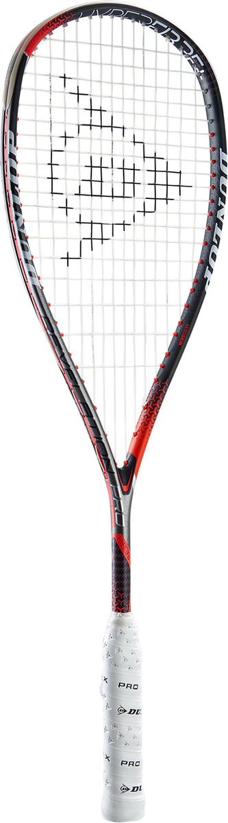 Dunlop HYPERFIBRE+ REVELATION PRO LITE - Rood/zwart/zilver - Squashracket