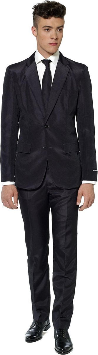 Suitmeister Black - Mannen Kostuum - Zwart - Feest - Maat 2XL
