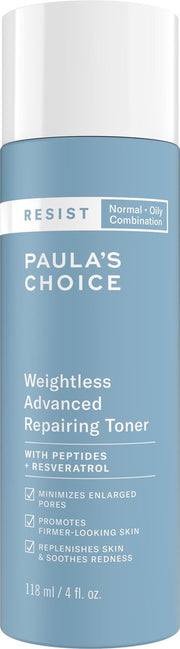 Paula's Choice Resist Anti-Aging Repairing Toner met Hyaluronzuur - 118 ml