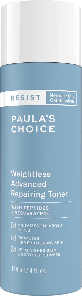 Paula's Choice Resist Anti-Aging Repairing Toner met Hyaluronzuur - 118 ml