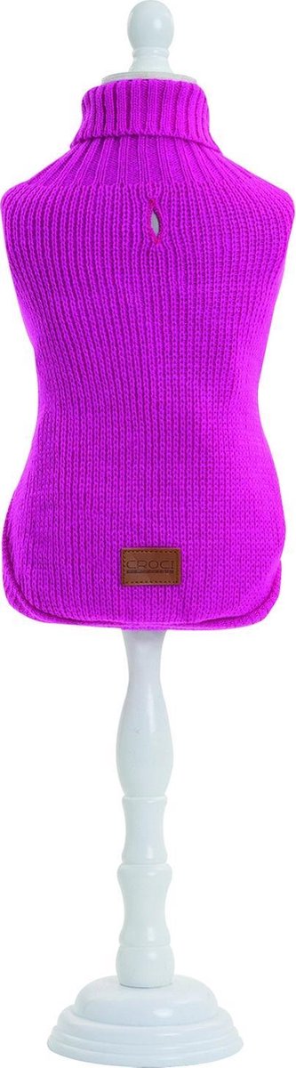 Croci Turtleneck Valencia Roze - Hondenkleding - 20 cm