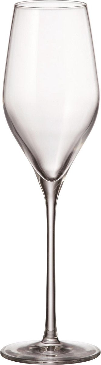 6 Kristallen Bohemia champagneglazen Avila 230ml