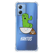 Motorola Moto G54 Stevig | Bumper Hoesje | Cactus Poo