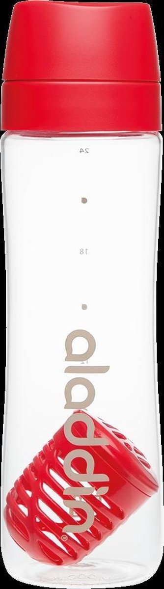 Aladdin Waterfles Infuse - Met Fruit Compartiment - 0.70 l - Tomato - Rood