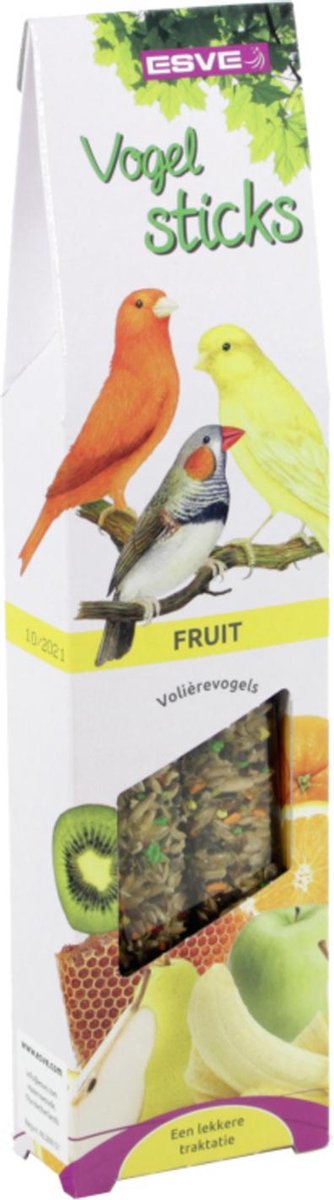 Snack Vogel Esve Vogelsticks Volière Fruit (2)