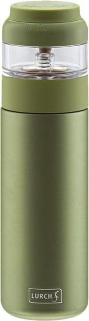 Lurch Dubbelwandige RVS Theefles Met Infuser Groen 400 ml
