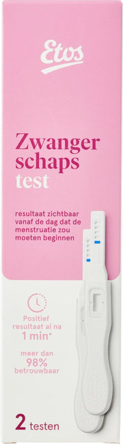 Etos Zwangerschapstest - 2 stuks