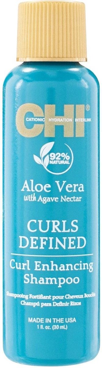 CHI Aloe Vera With Agave Nectar Curl Enhancing Shampoo - 30ml -  vrouwen - Voor