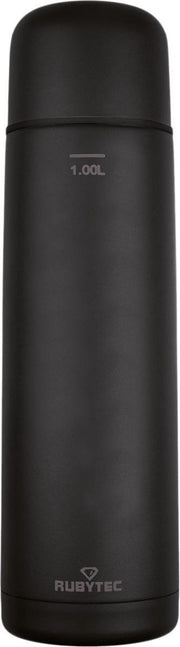 Rubytec Thermosfles Shira 1 Liter Rvs/abs 30 Cm Zwart 3-delig