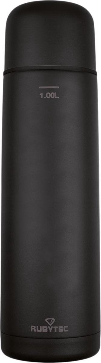 Rubytec Thermosfles Shira 1 Liter Rvs/abs 30 Cm Zwart 3-delig