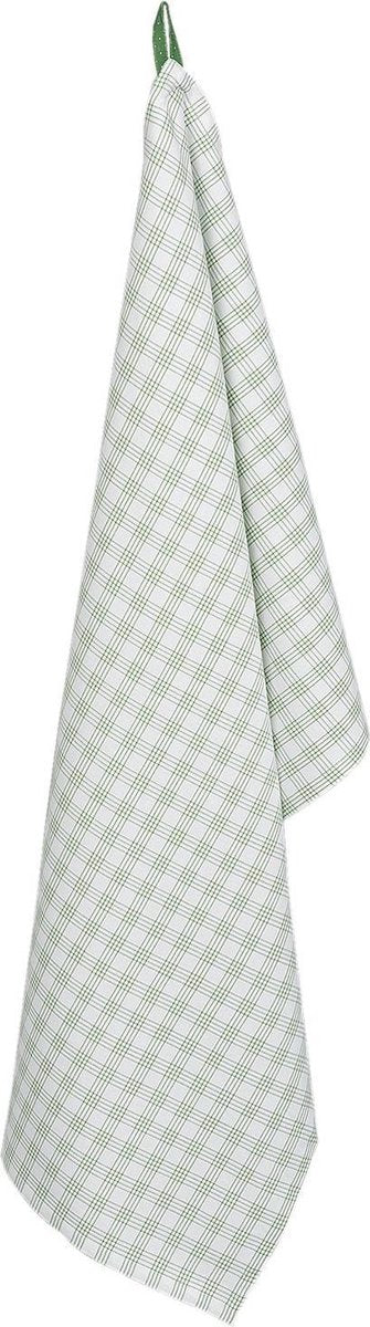 Keukendoek | 50*85 cm | Groen | 100% Katoen | rechthoek | kruiden | Clayre & Eef | ROS42C