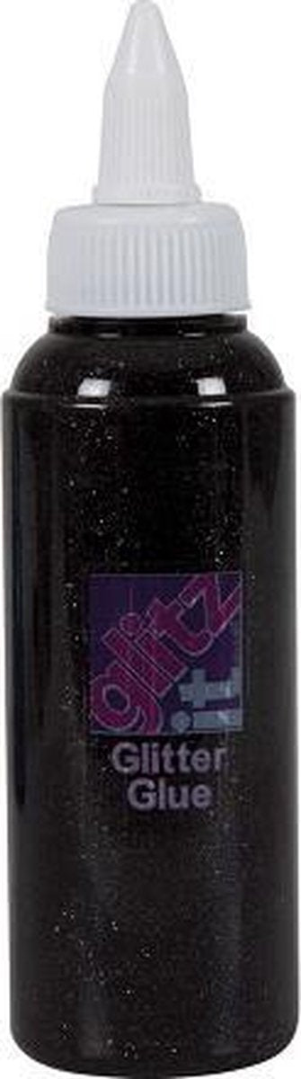 Glitterlijm (120ml) - Black