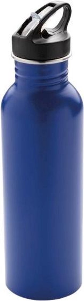 Xd Collection Sportfles Deluxe 710 Ml Rvs Blauw
