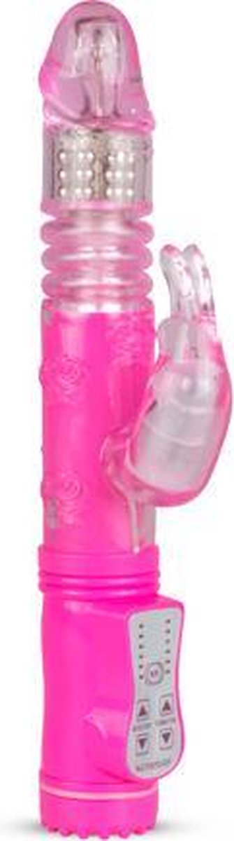 EasyToys Stotende Rabbit Vibrator - Roze - Sextoys - Vibrators