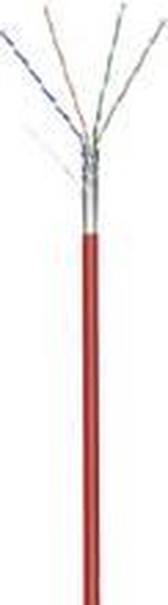 DSIT 111120 - Netwerkkabel - Zonder connector - 100 m - Rood