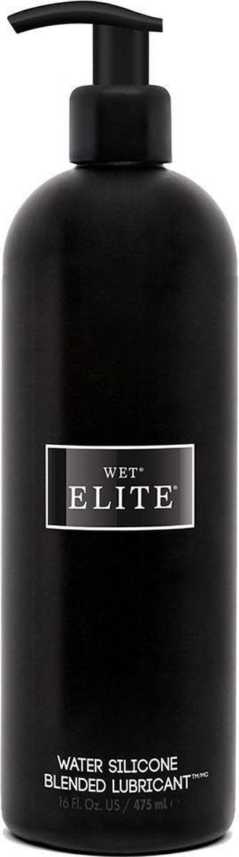 Wet Elite Black Hybride Glijmiddel - 475 ml
