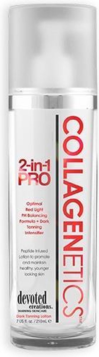 Devoted Creations - Collagenetics 2 in 1 lotion pro zonnebankcrème - 210ml
