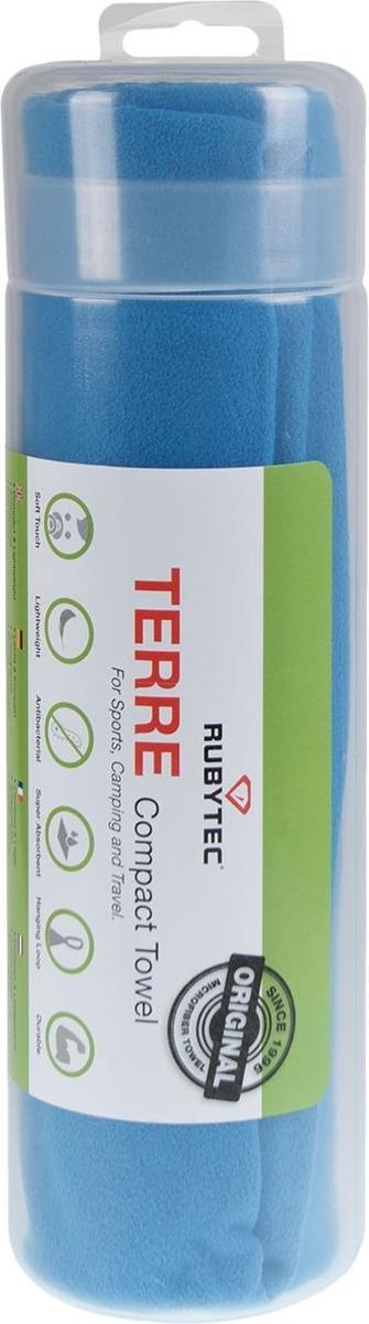 RUBYTEC Terre Compact Handdoek - XL - Blauw