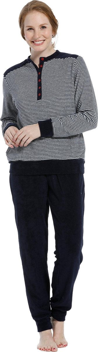 Pyjama met lange mouw Pastunette dreamcatcher-Blauw-50