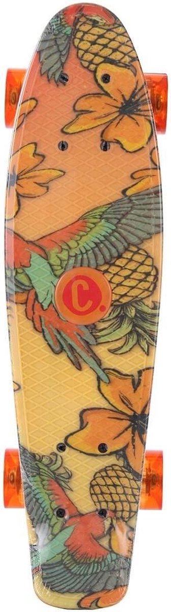 Skateboard Volwassenen/Kinderen/Jongens/Meisjes  - Choke - Juicy Susi Tropical 57 cm - 22.5 inch - Polypropeen
