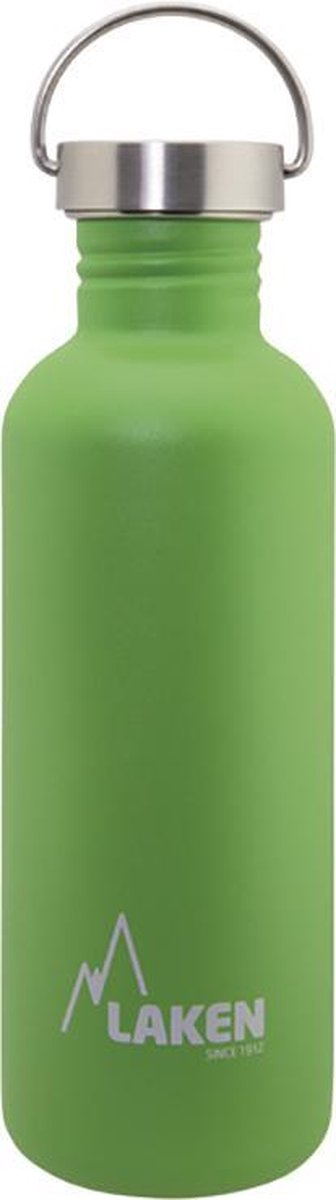 RVS fles Basic Steel Bottle 1L S/S Cap - Groen