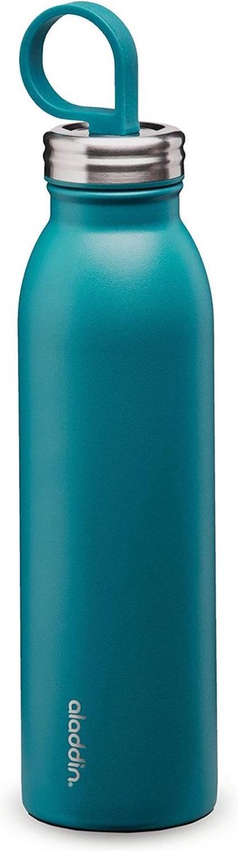 Aladdin Drinkfles Thermavac Chilled  550 Ml Rvs/rubber Blauw