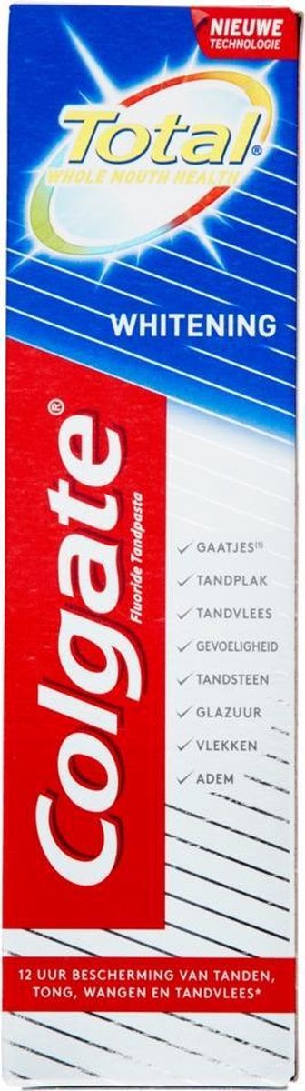 12x Colgate Total Tandpasta Whitening 75 ml