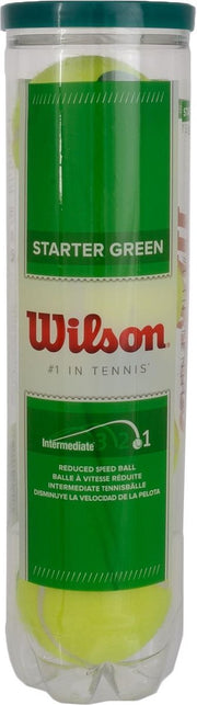 Wilson Tennisballen Starter Stage 1 groen 4 stuks