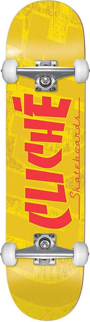 Cliché Banco FP 7.5 compleet skateboard yellow