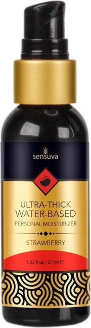 Sensuva - Ultra-Dikke Waterbasis Glijmiddel Aardbei 57 ml