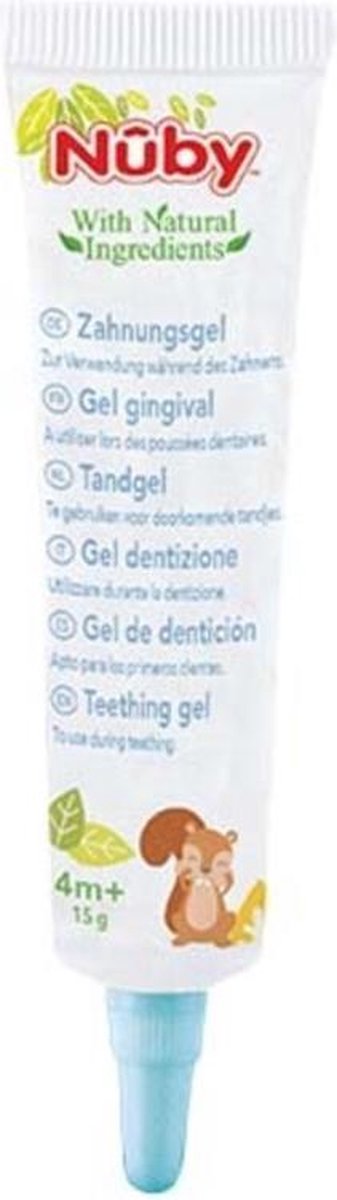 Nûby - Tandgel met natuurlijke ingrediënten - 15g - 4m+