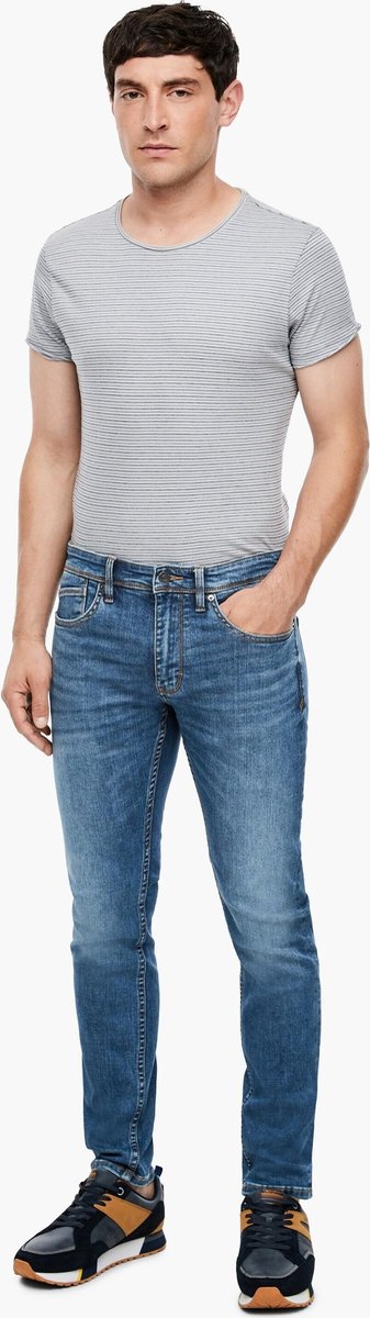 S.oliver jeans Blauw Denim-34-34