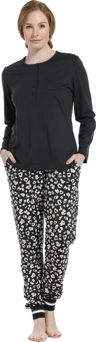 Pyjama dames luipaard print