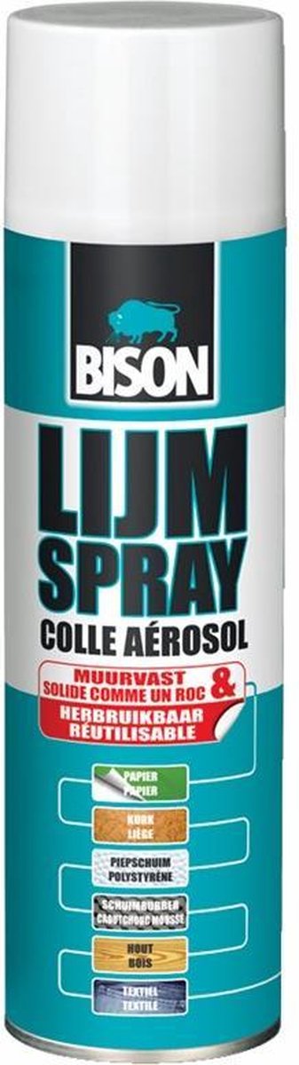Bison Lijmspray Lijmspray 500ml Spuitbus