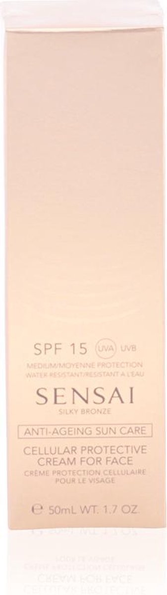 Kanebo Sensai Silky Bronze Zonnecreme voor het gezicht - SPF 15 - 50 ml