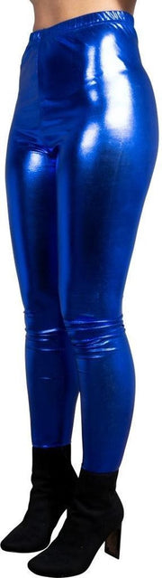 Glanzende legging – disco legging – dans legging – dance legging – hoge sluiting - festivals – disco feest