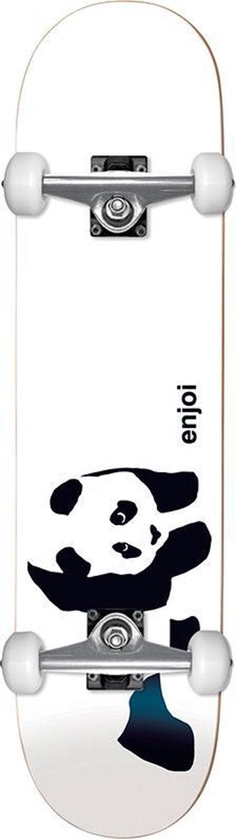 Enjoi Whitey panda first push 7.75 compleet skateboard white