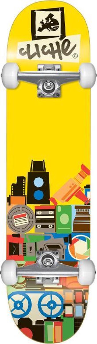 Cliché Document FP 8.0 compleet skateboard yellow