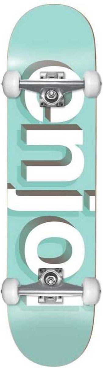 Enjoi Helvetica neue first push 8.0'' compleet skateboard aqua