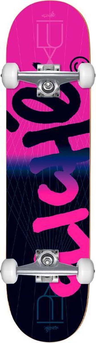 Cliché Lux handwritten FP 8.0 compleet skateboard black / pink