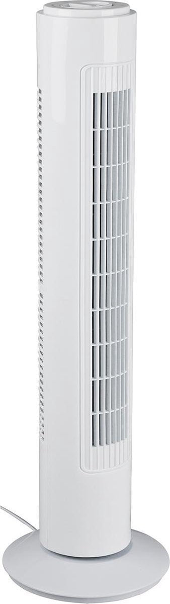 Ventilator - Trion Malon - Torenventilator - Staand - Rond - Mat Wit - Kunststof - BSE