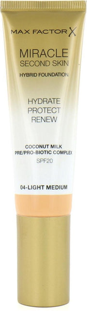 Max Factor Miracle Second Skin Foundation - 04 Light Medium