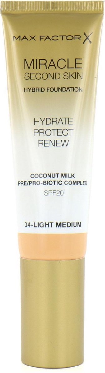 Max Factor Miracle Second Skin Foundation - 04 Light Medium