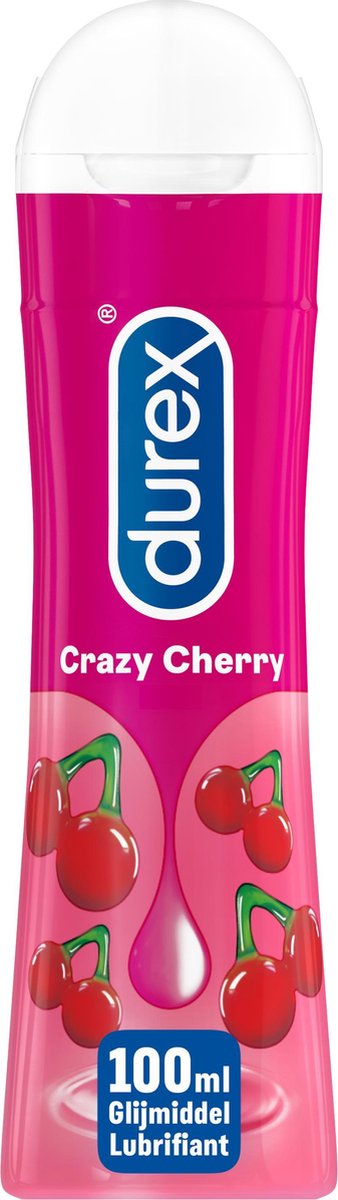 Durex Crazy Cherry - Kers - Waterbasis Glijmiddel - 100ml