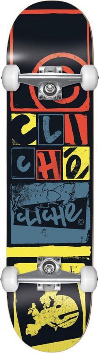 Cliché Letter press FP 8.0 compleet skateboard black