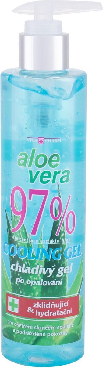 VIVAPHARM® Aloe Vera Cooling Gel - Kalmerende en verkoelende gel met Aloë Vera extract 97%