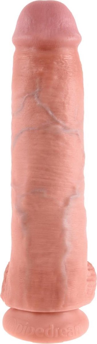 Pipedream King Cock Realistische Dildo met Ballen en Zuignap - beige - 28 cm