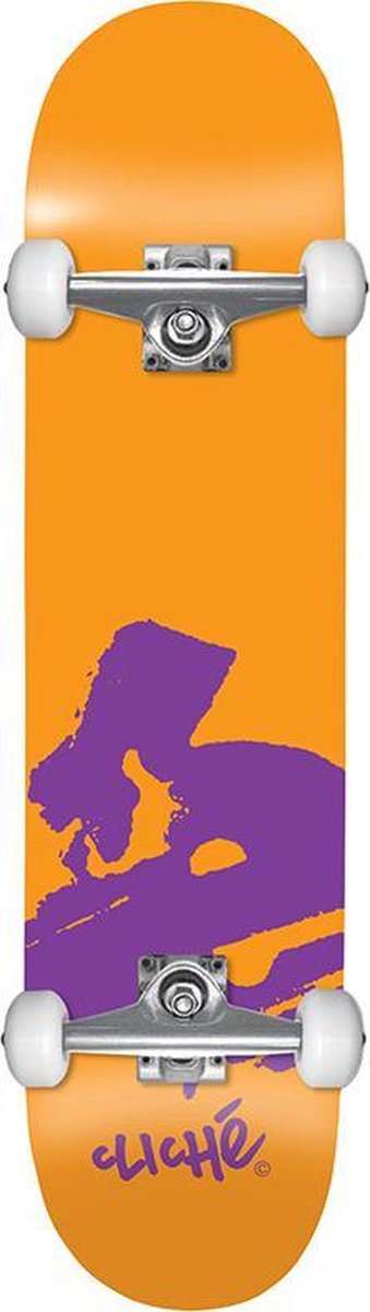 Cliché Europe first FP 7.785 compleet skateboard orange